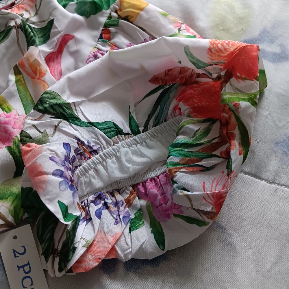 Calypso St Barth Tropical Print Maxi Skirt Set Size S - Picture 6 of 16